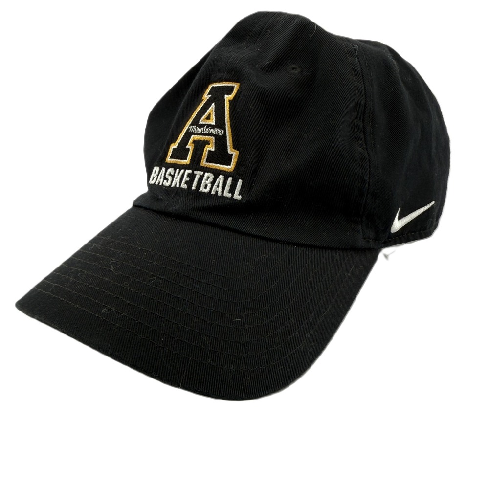 Nike Appalachian State Mountaineers Basketball Hat Mens OSFM Black Heritage 86